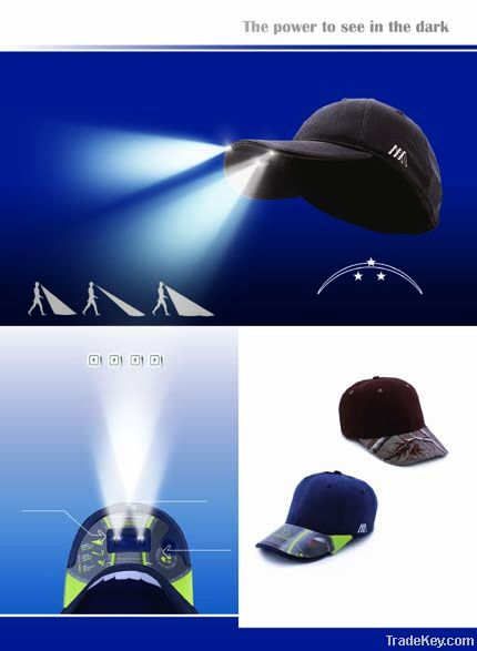 3 ultra led light sports cap perfect for running, camping, fishing