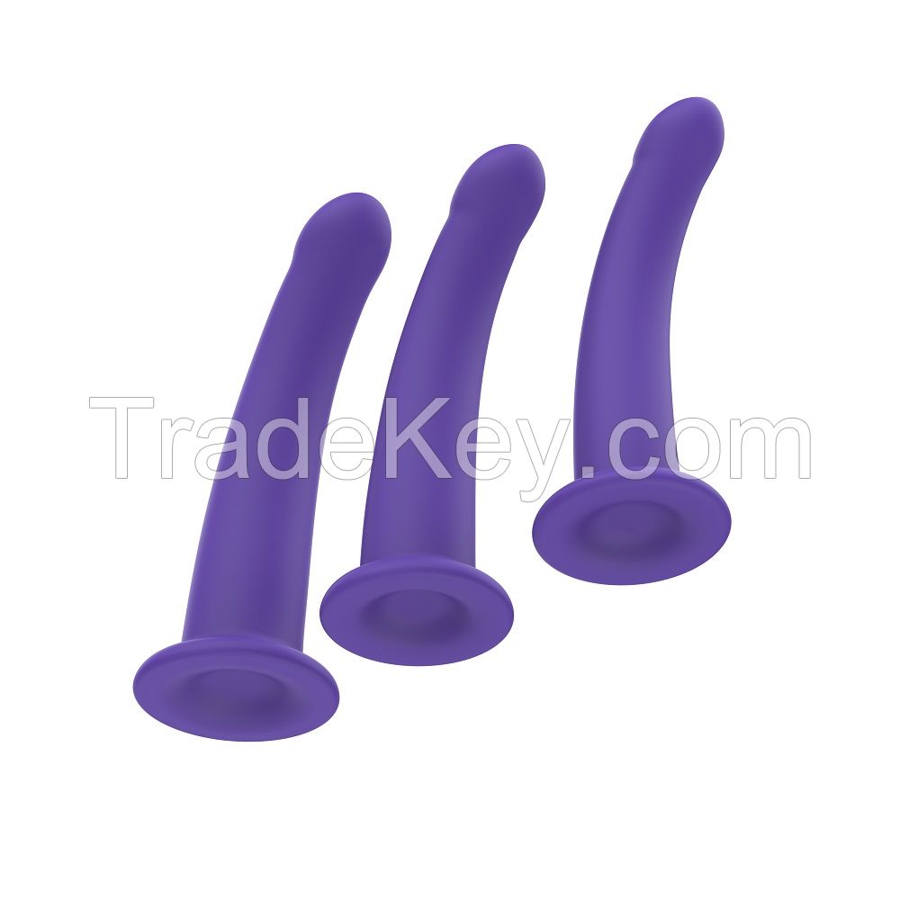 3 In 1 Anal Dildo Kit Strap On anal plug