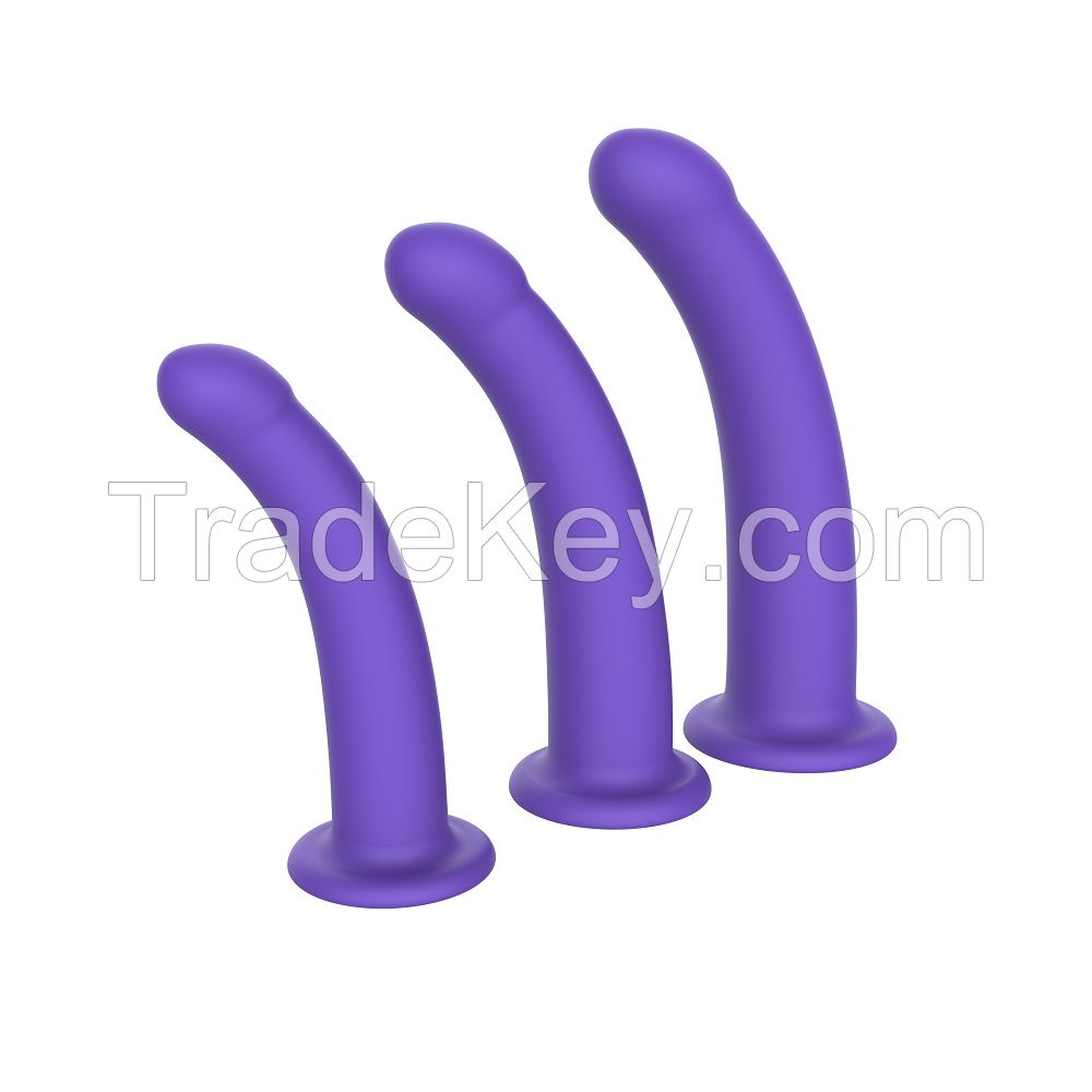 3 In 1 Anal Dildo Kit Strap On anal plug