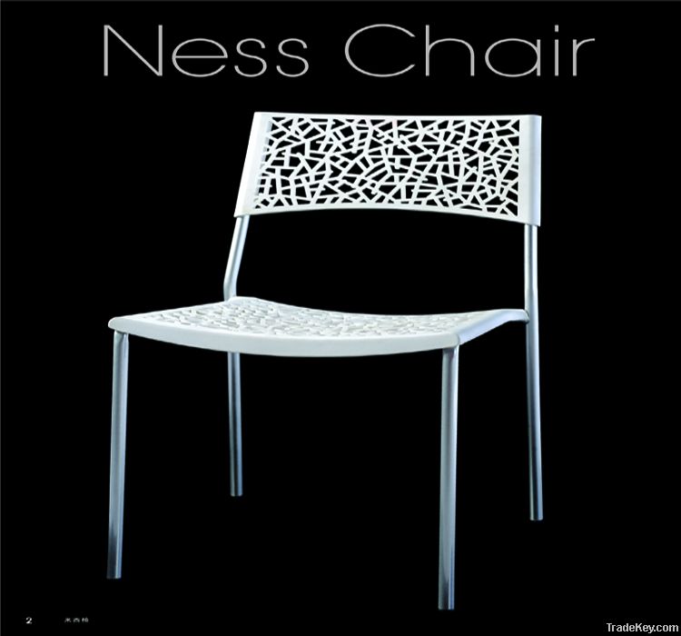 modern plastic dining chair(Ness)