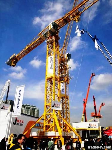 Topless tower crane