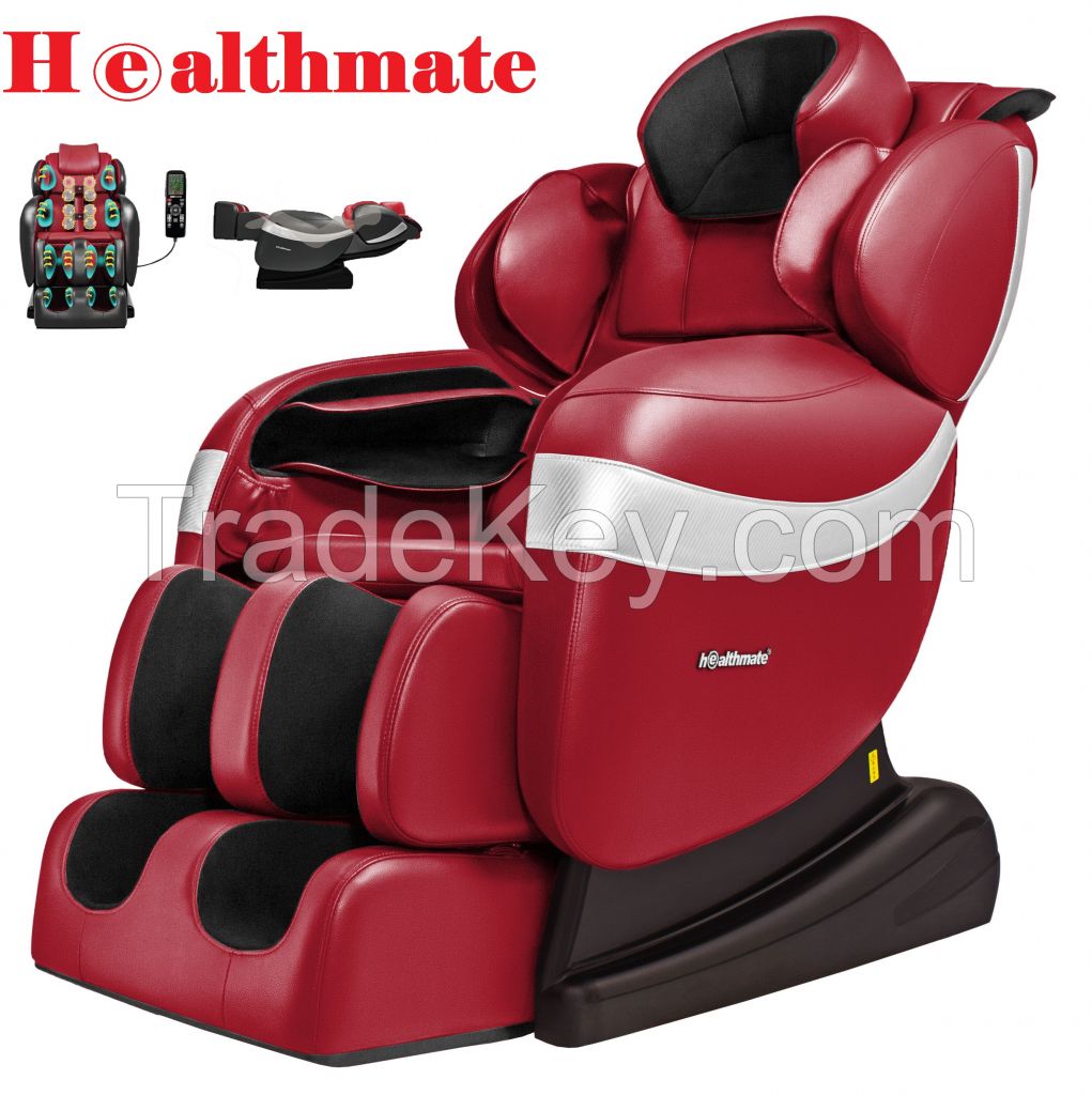 Full Body Zero Gravity Shiatsu Massage Chair with Built-In Heat and Air Massage System