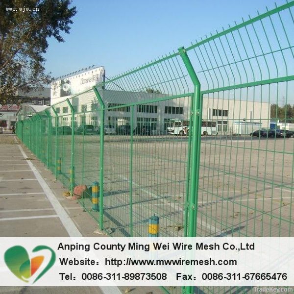 curvy welded fence from anping factory