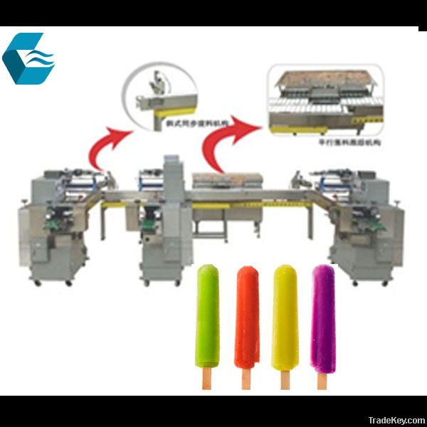 automatic popsicle/ ice cream bar / ice lolly packaging machine