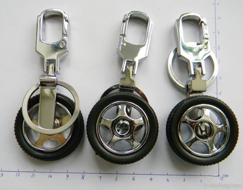 Brand car logo keychain-tire