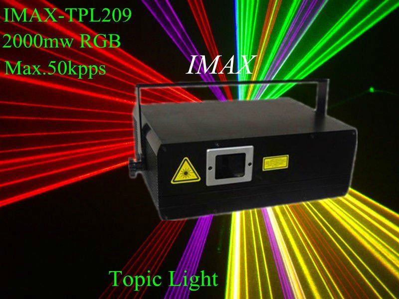 Hot sale!! IMAX 2W RGB laser light, animation effect stage laser light