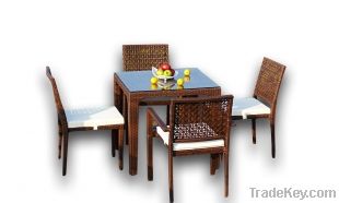 Corrent Rattan Dining Set