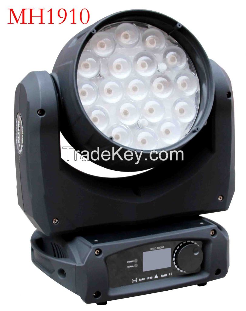 19*10W Moving Head LED Wash & Zoom-MH1910