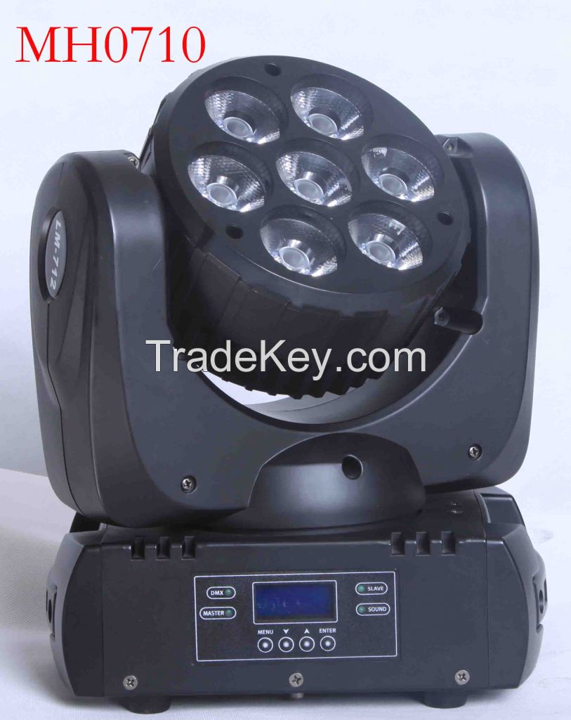 7*10W Moving Head LED Wash & Zoom-MH0710