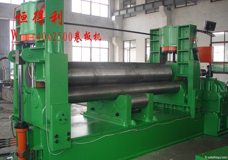 W11S steel tube bending machine of upper roller universal
