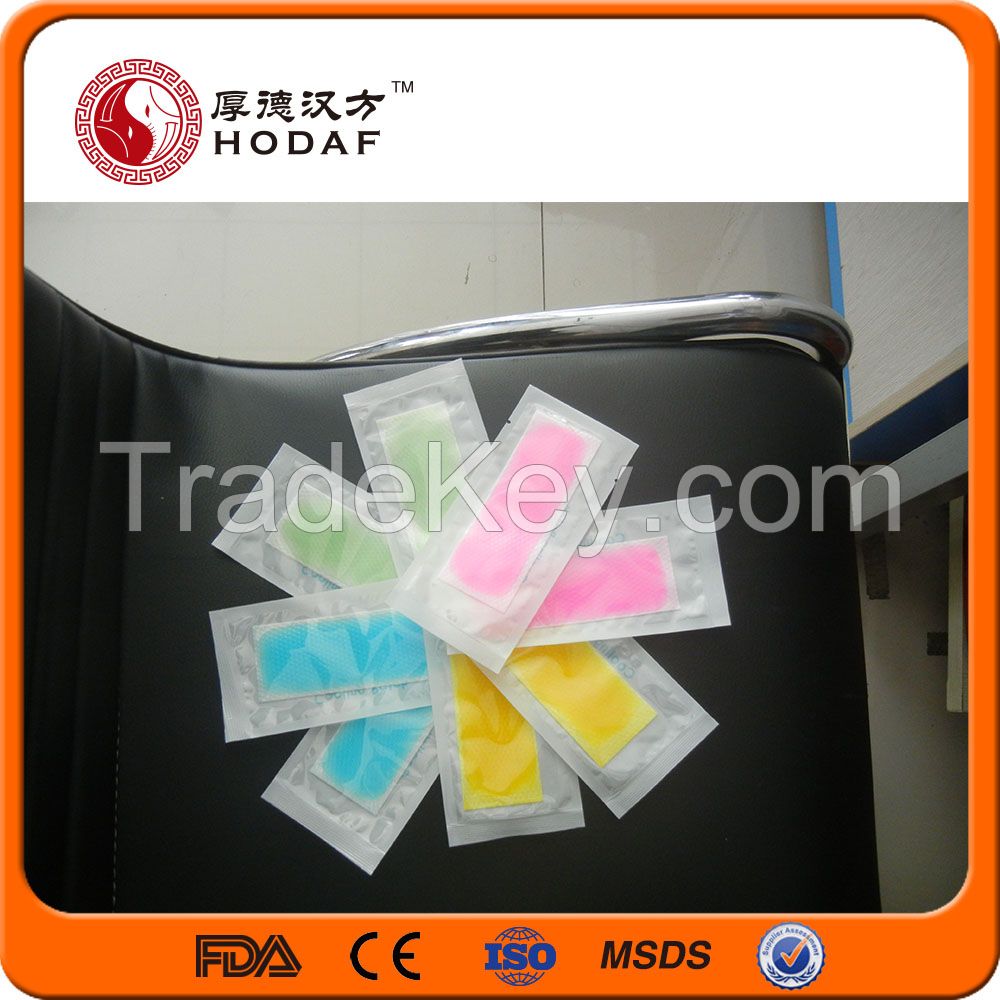 Fever reducing cooling gel patch
