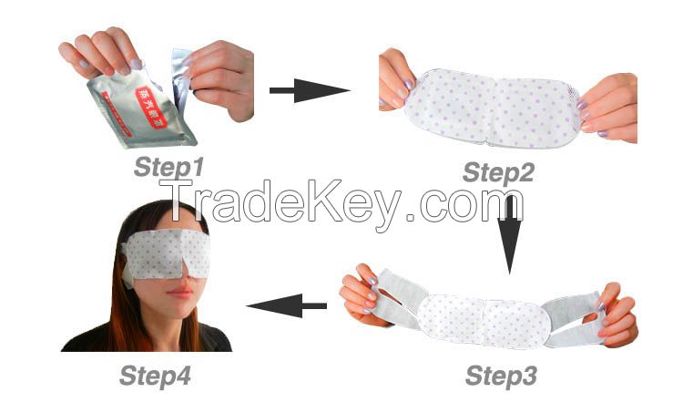 Chinese menstrual pain relief patches back heating patch steam eye mask hot sale