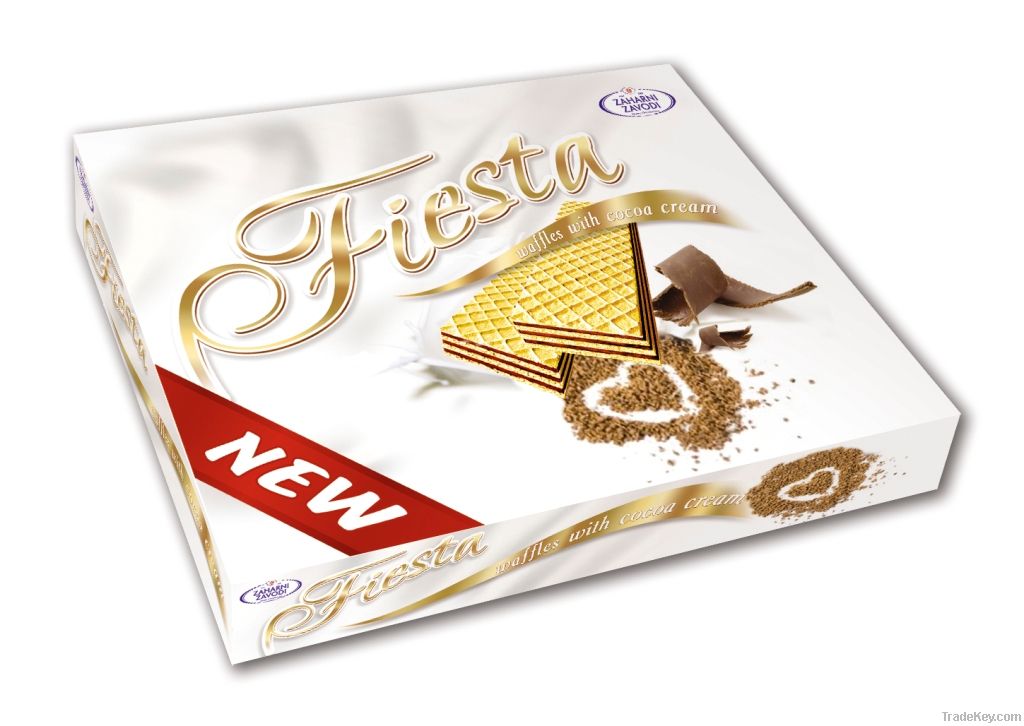 Fiesta wafers with cocoa cream