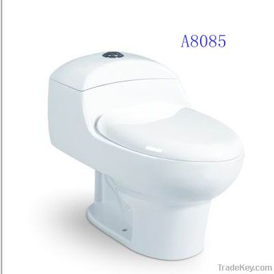 Ceramic one piece toilet