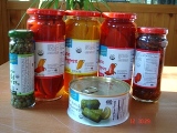 Organic canned and jarred products