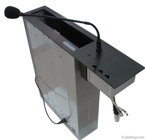 New design high quality motorized monitor lift for meeting system