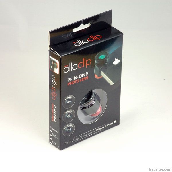 3-in-1 Moble Phone Camera Lens for iPhone 4/4S