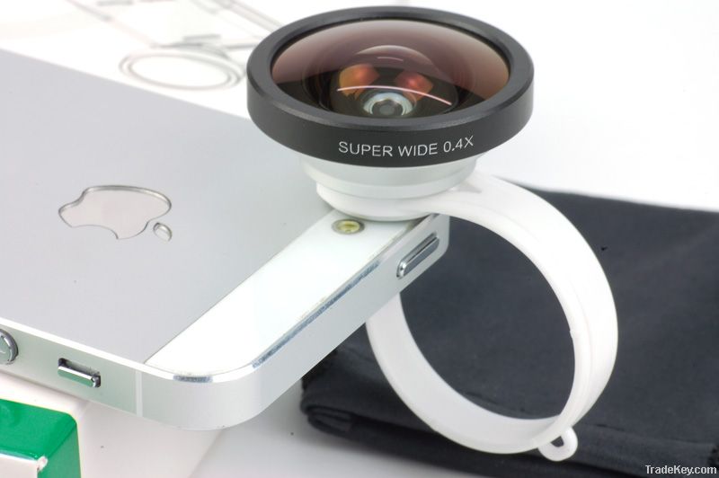Universal 0.4x Super Wide Angle Lens for iphone 5