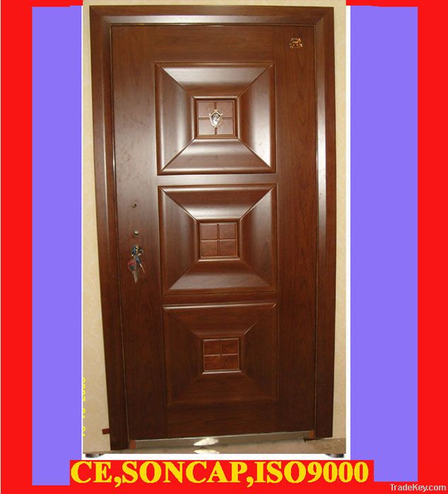Solid wooden door with CE