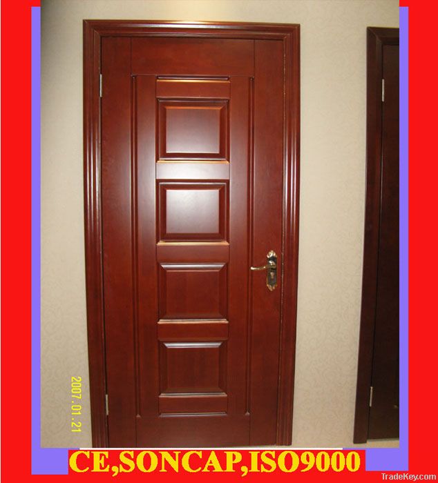 Interior wooden door with CE