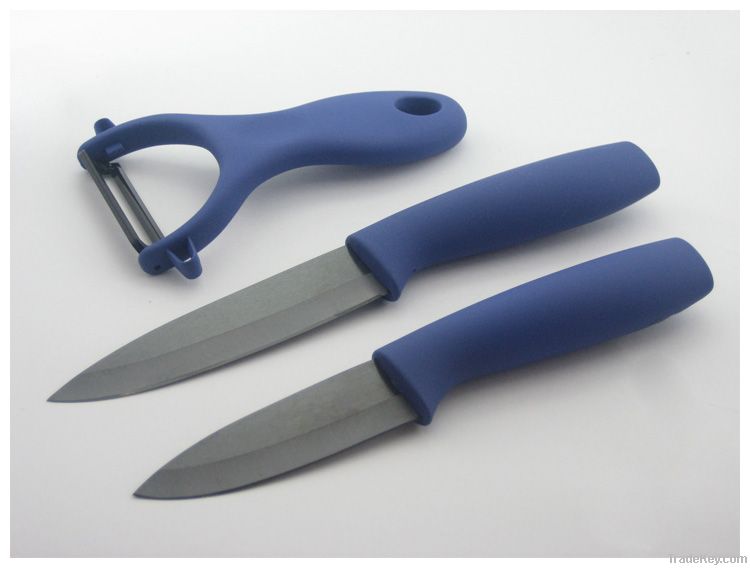 Ceramic Blade Kitchen Knife Set with Ceramic Blade