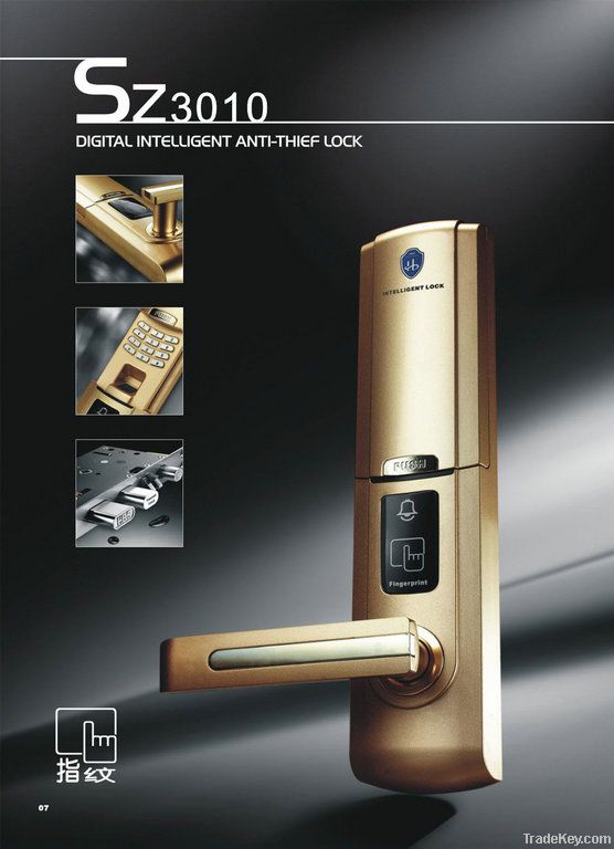 Biometric fingerprint lock, Electronic door lock, Home door lock