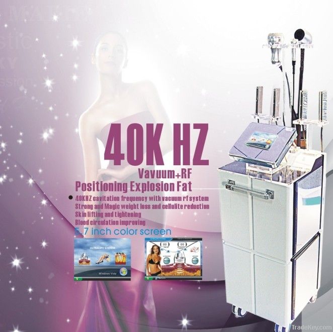 Cavitation liposuction body shaping machine