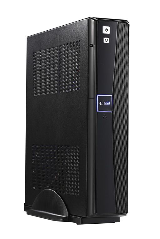 Realan Durable slim Computer case E-2020(B), With a full height PCI port