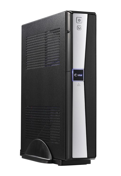 Realan Durable slim Computer case E-2020(B), With a full height PCI port