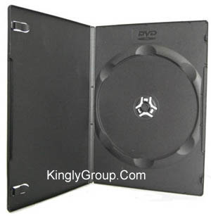 China automatic packing DVD case 7mm Single Black