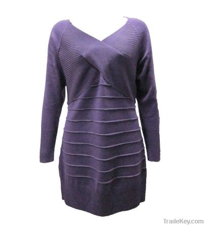 Women' s fashion wool sweater for 2012