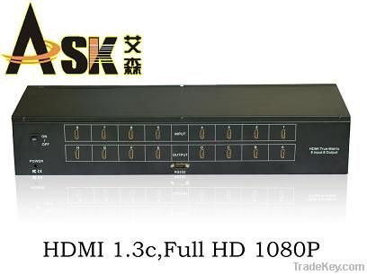 HDMI True Matrix 8x8 (HDMX0808) with RS232