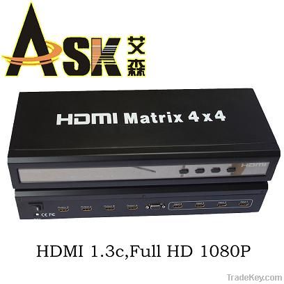 HDMI True Matrix 4x4 (HDMX0404) with RS232