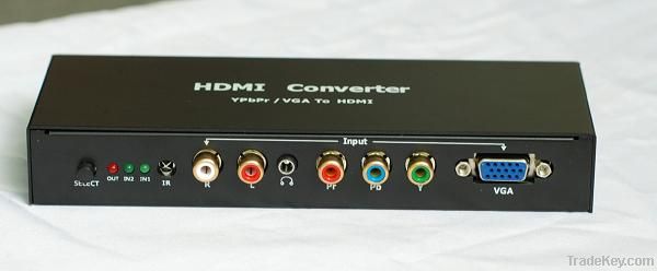 HDCRGB0201 (YPbPr+VGA to HDMI Converter)