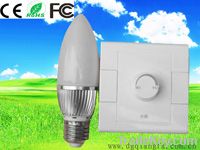 3*1W Dimmable LED Candle Light