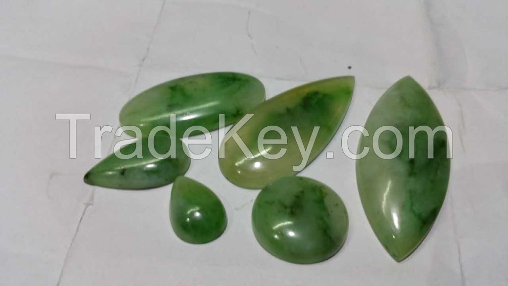 Transvaal Jade Grossular Garnet transparent green