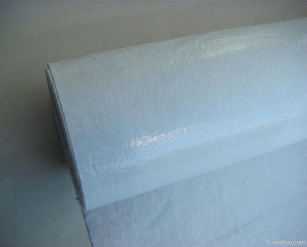 white fiber underlay with pe film