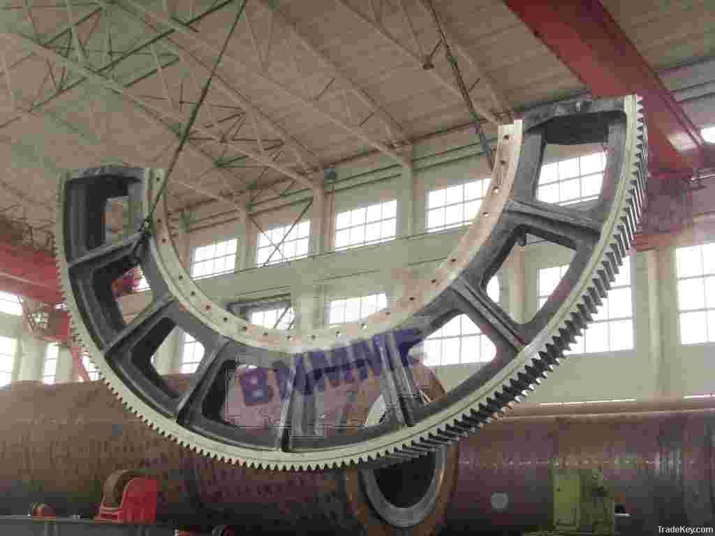 Gear ring, gear shaft, support roller, box tire