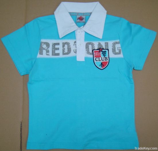 Red Song t-shirt, Boy's polo shirts