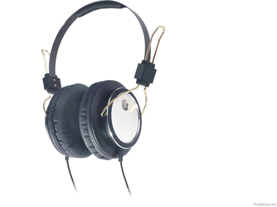 high class multimedia metallic stereo headphone H08002SL