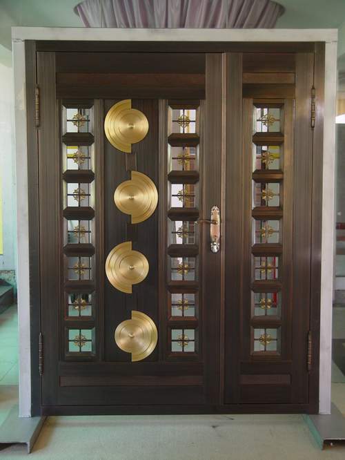 brass doors