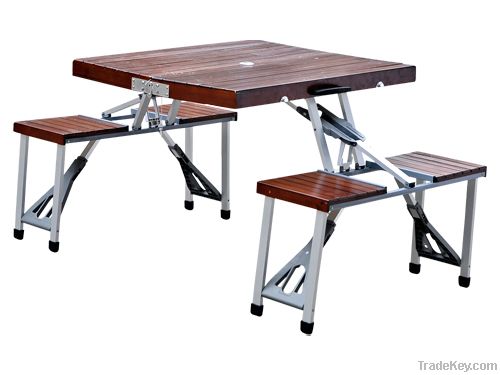 Outdoor Portable Wooden Folding/Camping/Picnic Table