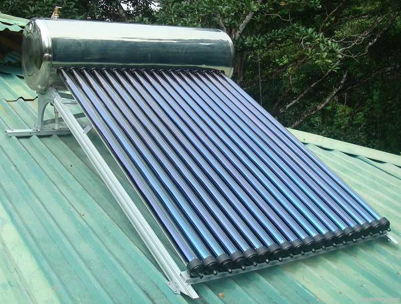 compact pressurized solar water heater with CE, SRCC