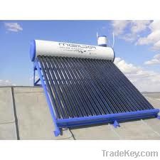 compact nonpressure solar water heater with CE