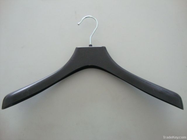 suit hangers, black plastic hangers, plastic coat hanger