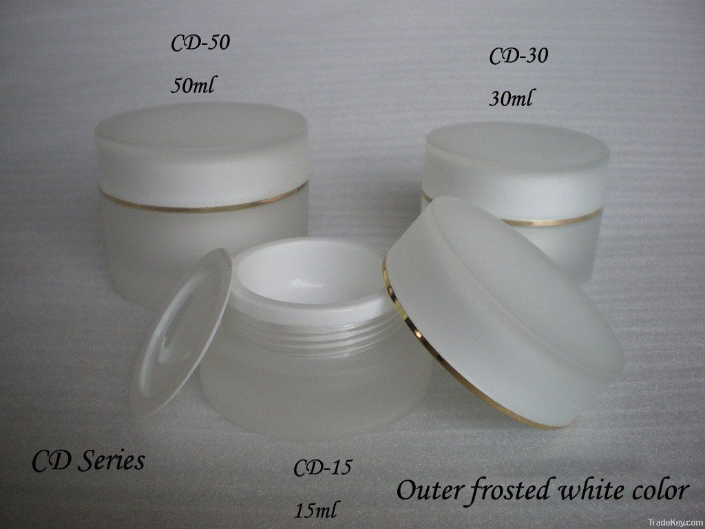 5 15 30 50 75 100 200g  acrylic cream jars