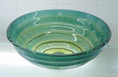 Tempered glass basin