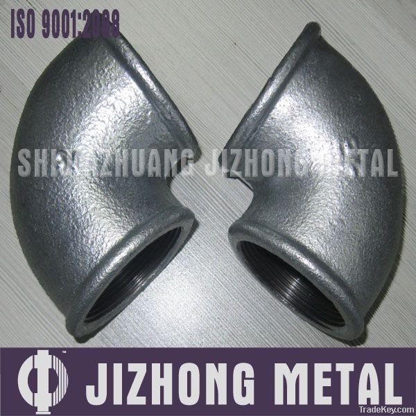 malleable cast iron pipe fitting elbow