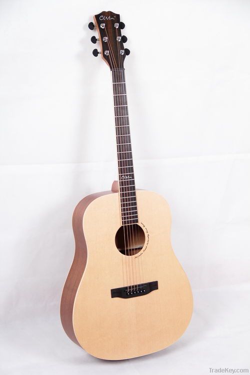 solid acoustic guitar