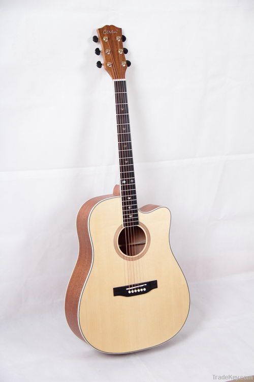 solid top acoustic guitar